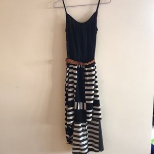 Flowy sheer asymmetrical summer dress!